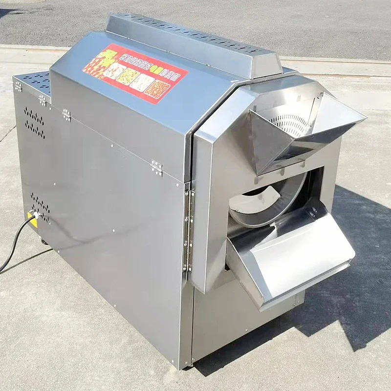 Automatic drum frying machine Commercial electric heating Small stall sugar frying chestnut machine
Automatic drum frying machine Commercial electric heating Small stall sugar frying chestnut machine