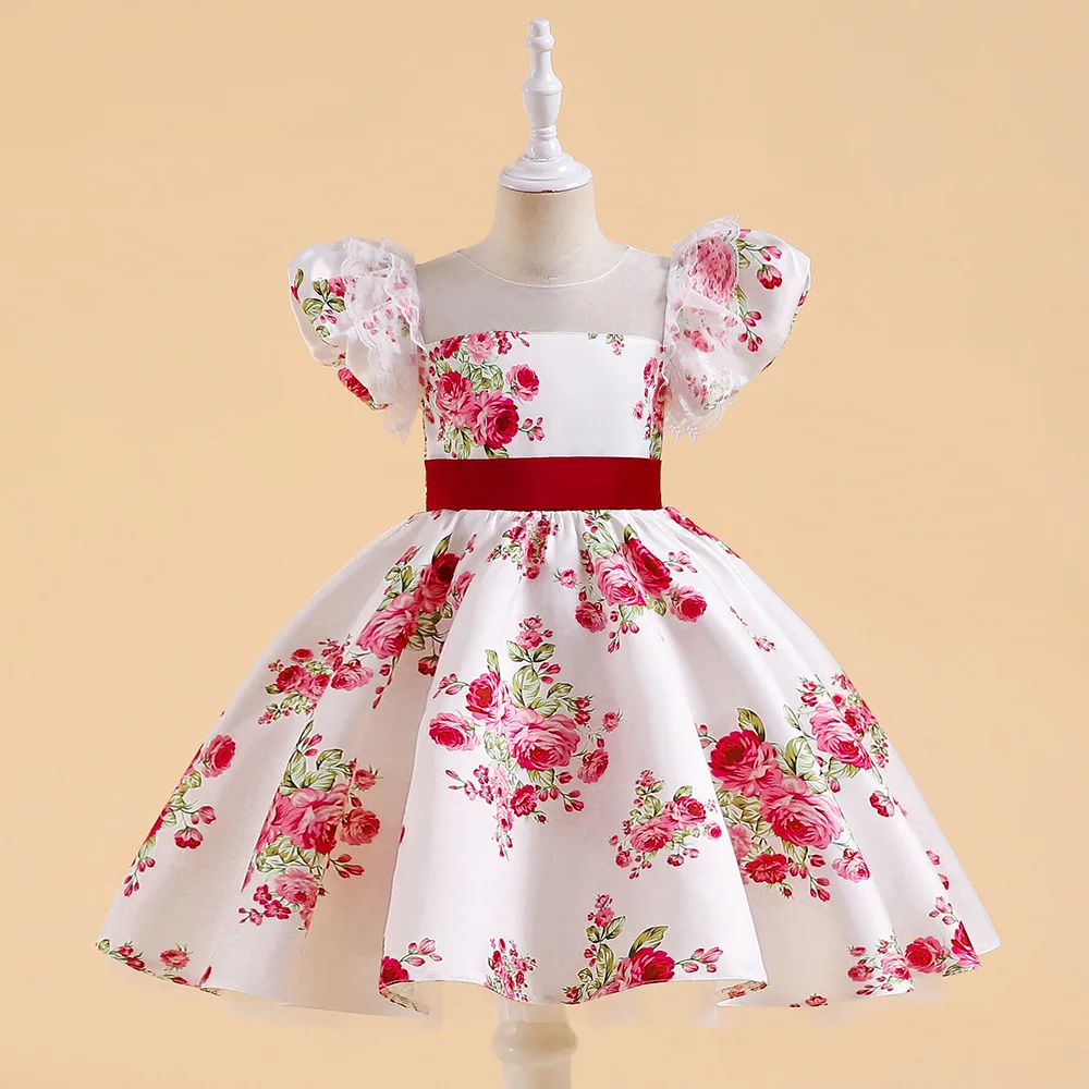 2023 New Floral Vintage Dress For Girls Elegant Birthday Party Princess Dresses Puff Sleeve Lace Casual Costume Children Clothes
2023 New Floral Vintage Dress For Girls Elegant Birthday Party Princess Dresses Puff Sleeve Lace Casual Costume Children Clothes