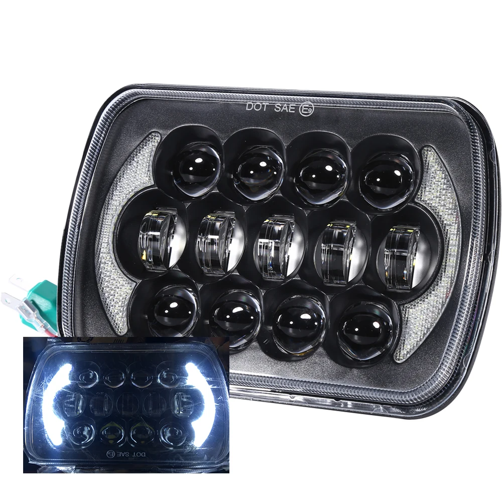 5x7 Inch Headlights with DRL Led Headlamp 85W 1 Pair LANTSUN LED6485
5x7 Inch Headlights with DRL Led Headlamp 85W 1 Pair LANTSUN LED6485
