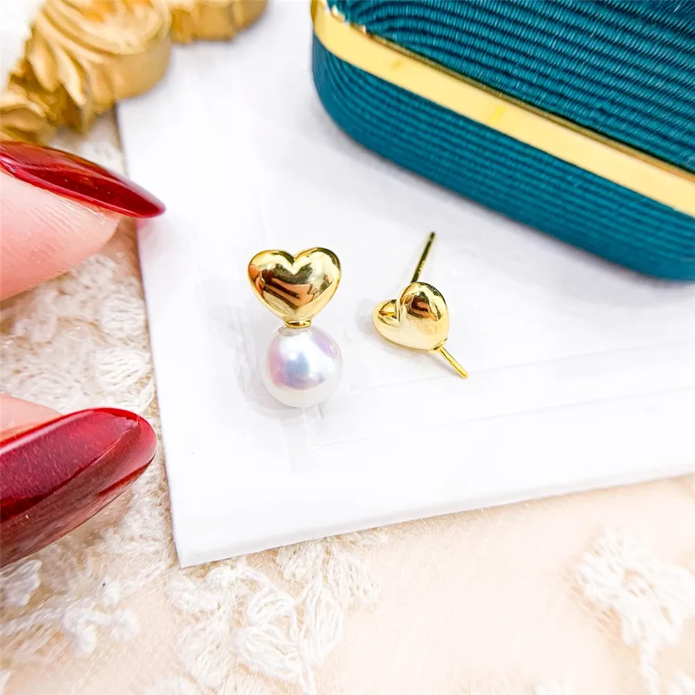 925 Stamped Alloy Gold Plating Pearl Earrings Setting DIY Jewelry Findings, Craft Supplies Handmade Earrings Accessory No Pearl
925 Stamped Alloy Gold Plating Pearl Earrings Setting DIY Jewelry Findings, Craft Supplies Handmade Earrings Accessory No Pearl