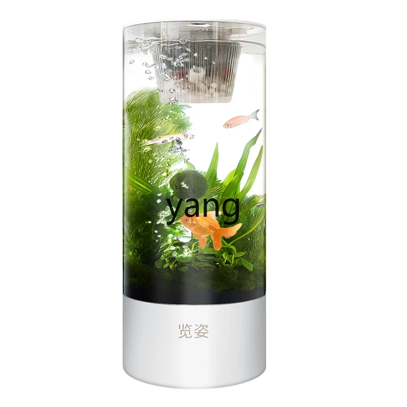 LH water-free acrylic cylindrical small fish tank up and down tubular filtration oxygenated desktop fish tank
LH water-free acrylic cylindrical small fish tank up and down tubular filtration oxygenated desktop fish tank