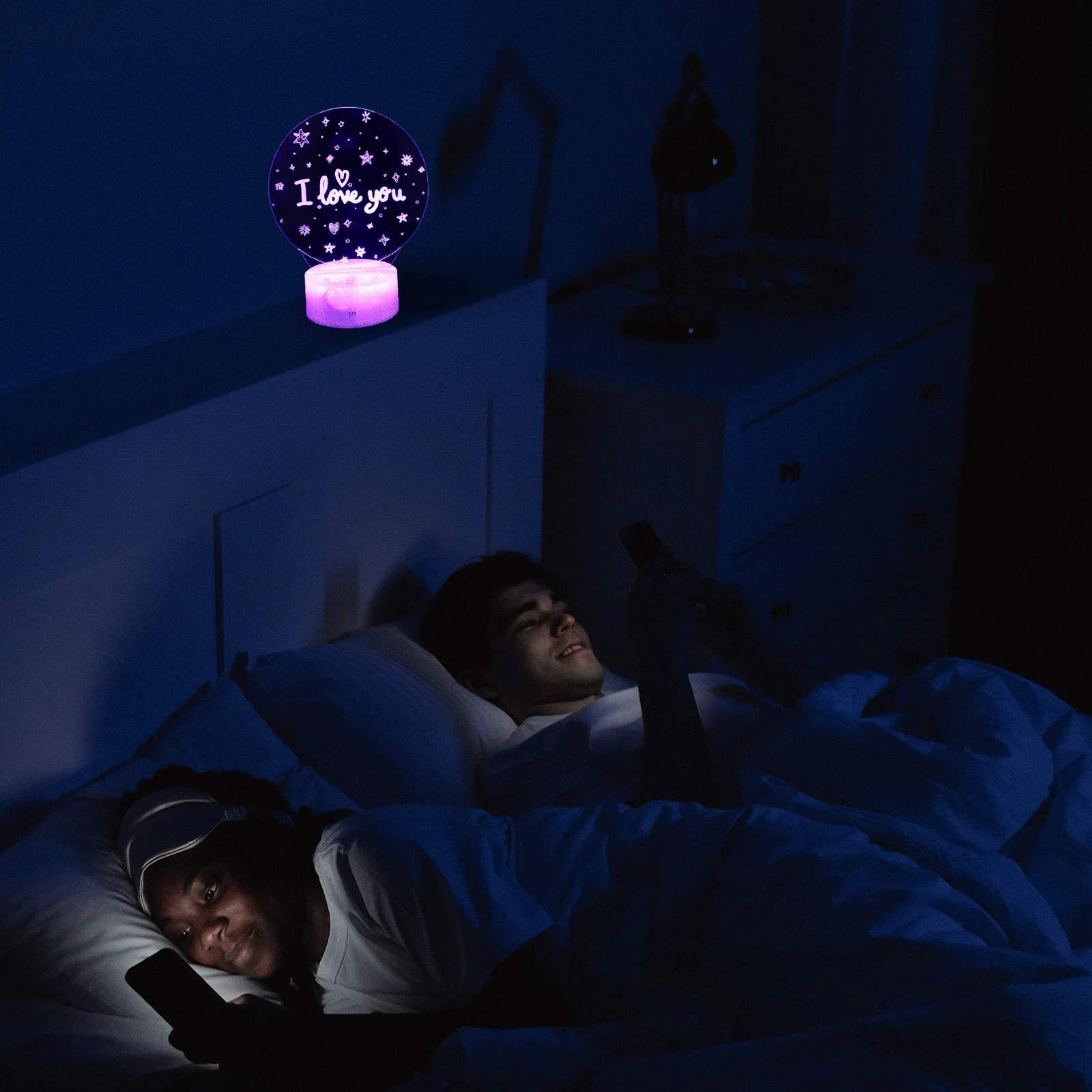 LED Night Desk Lamp Small Creative Decorative LED Desktop Bedside Light 3D Night Lamp Adornment Durability
LED Night Desk Lamp Small Creative Decorative LED Desktop Bedside Light 3D Night Lamp Adornment Durability