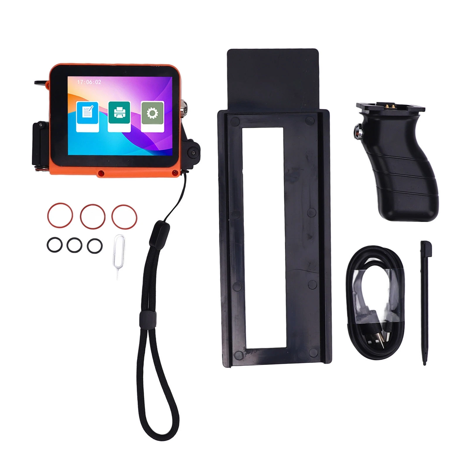 Handheld Inkjet Printer Mini Printing Machine for Text Barcode Date 12.7mm Height Multiple Languages Detachable Handle
Handheld Inkjet Printer Mini Printing Machine for Text Barcode Date 12.7mm Height Multiple Languages Detachable Handle