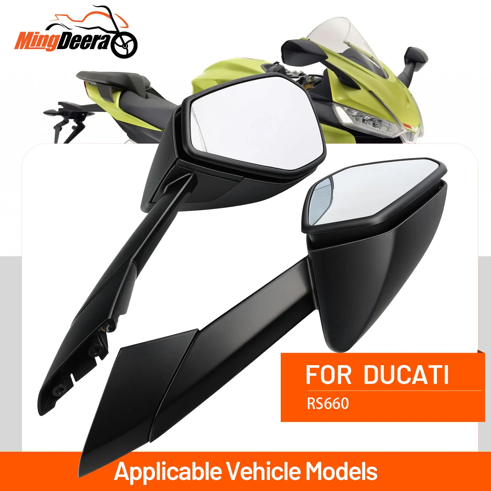 Motorcycle Rearview Rear View Mirror For Aprilia RS660 2021-2023 Motorcycle Left and Right Rear View Mirror
Motorcycle Rearview Rear View Mirror For Aprilia RS660 2021-2023 Motorcycle Left and Right Rear View Mirror