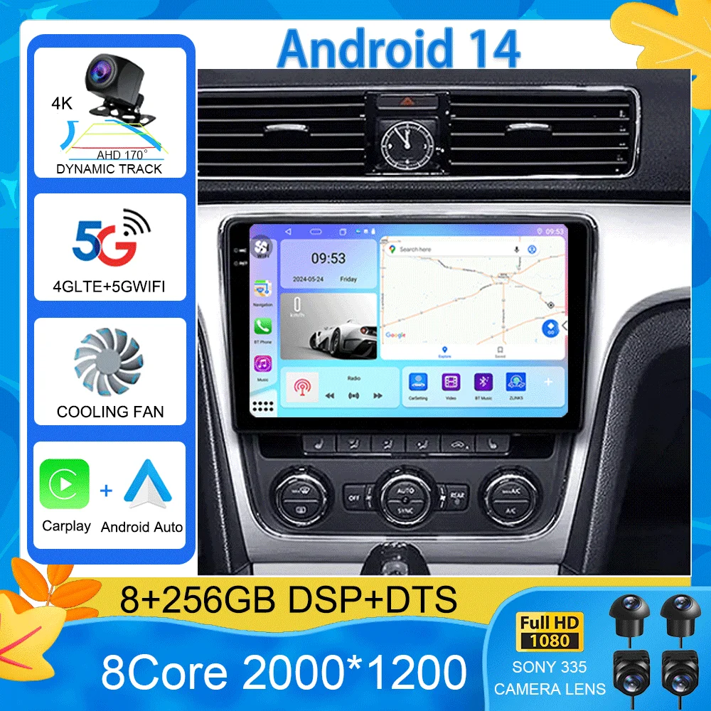 Android 14 Car Radio For Volkswagen Passat 2005-2011 Multimedia Video Player GPS Stereo Navigation No 2din 2 din dvd
Android 14 Car Radio For Volkswagen Passat 2005-2011 Multimedia Video Player GPS Stereo Navigation No 2din 2 din dvd