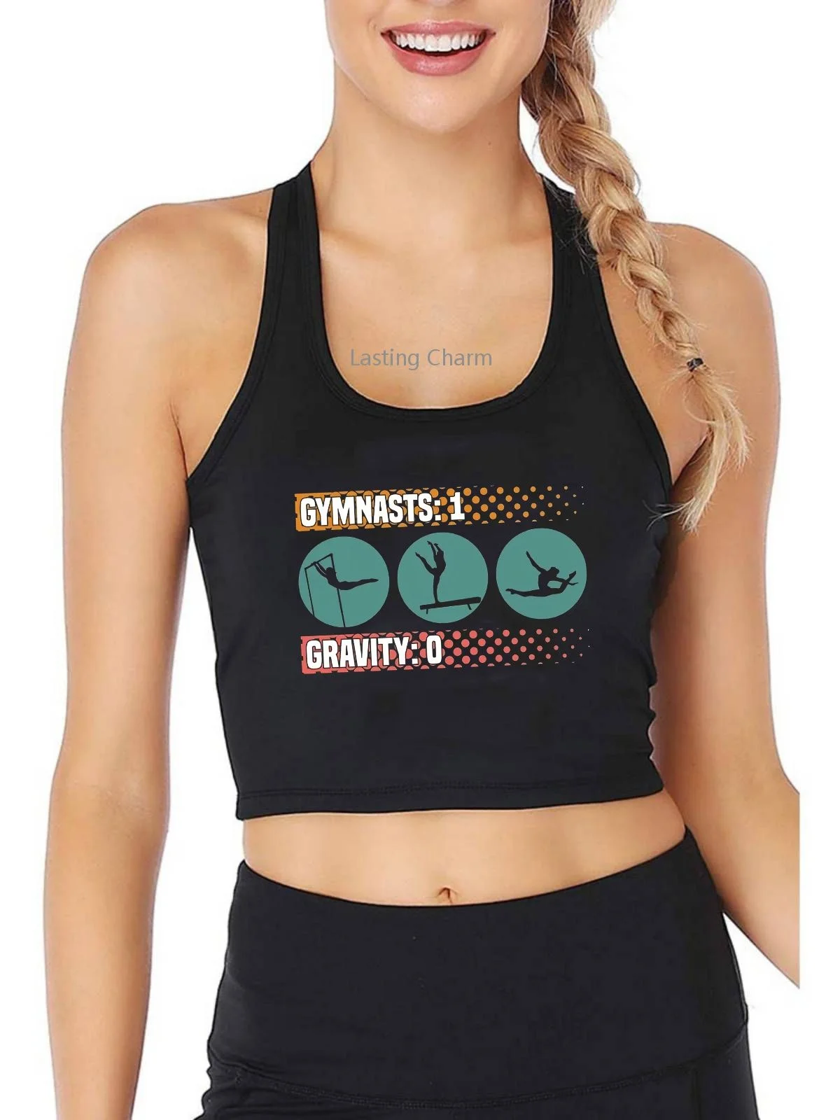 Gymnastics Motif for Acrobats and Gymnasts Breathable Slim Fit Tank Top Women's Yoga Sports Training Crop Tops
Gymnastics Motif for Acrobats and Gymnasts Breathable Slim Fit Tank Top Women's Yoga Sports Training Crop Tops