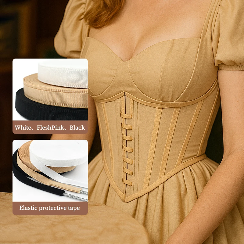 5-30M 10mm Tubular Elastic Rope Underwear Bra Straps Rubber Bands Corset Wedding Dress Fishbone Elastics Band Sewing Accessories
5-30M 10mm Tubular Elastic Rope Underwear Bra Straps Rubber Bands Corset Wedding Dress Fishbone Elastics Band Sewing Accessories