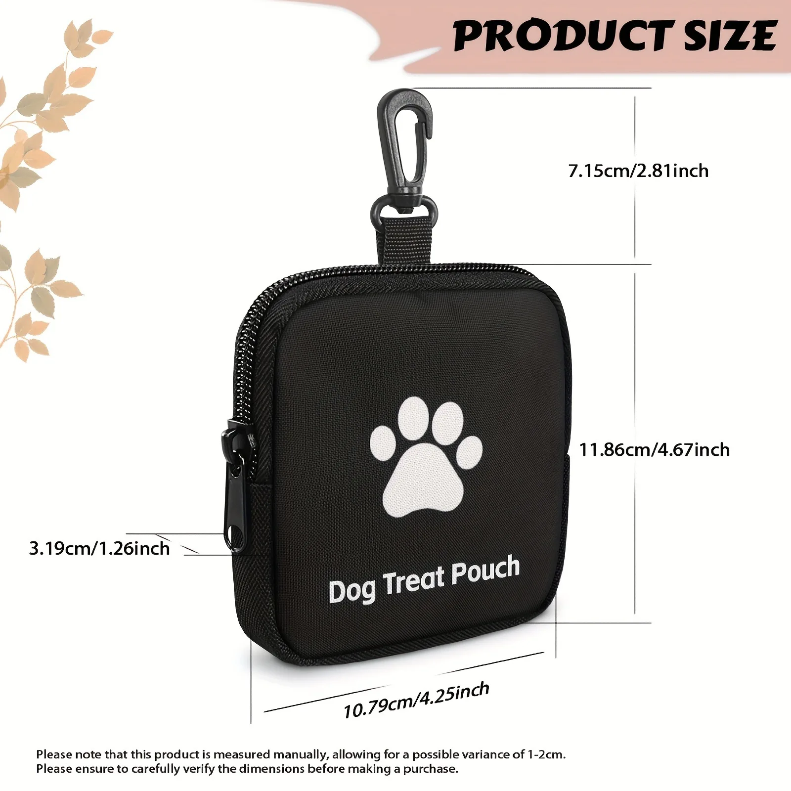 Portable Dog Treat Pouch Portable Dog Training Treat Pouch with Zipper Closure Dog Training Bags Pet Snack Food Container 
Portable Dog Treat Pouch Portable Dog Training Treat Pouch with Zipper Closure Dog Training Bags Pet Snack Food Container