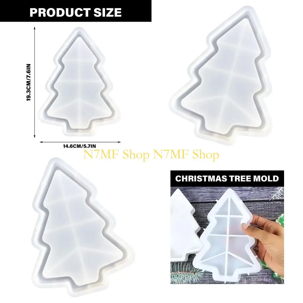 N7MF Christmas Tree Shaped Tray Mould Resin Mold for Unique Holiday Decorations Serving Dish Making Mould Party Supplies
N7MF Christmas Tree Shaped Tray Mould Resin Mold for Unique Holiday Decorations Serving Dish Making Mould Party Supplies
