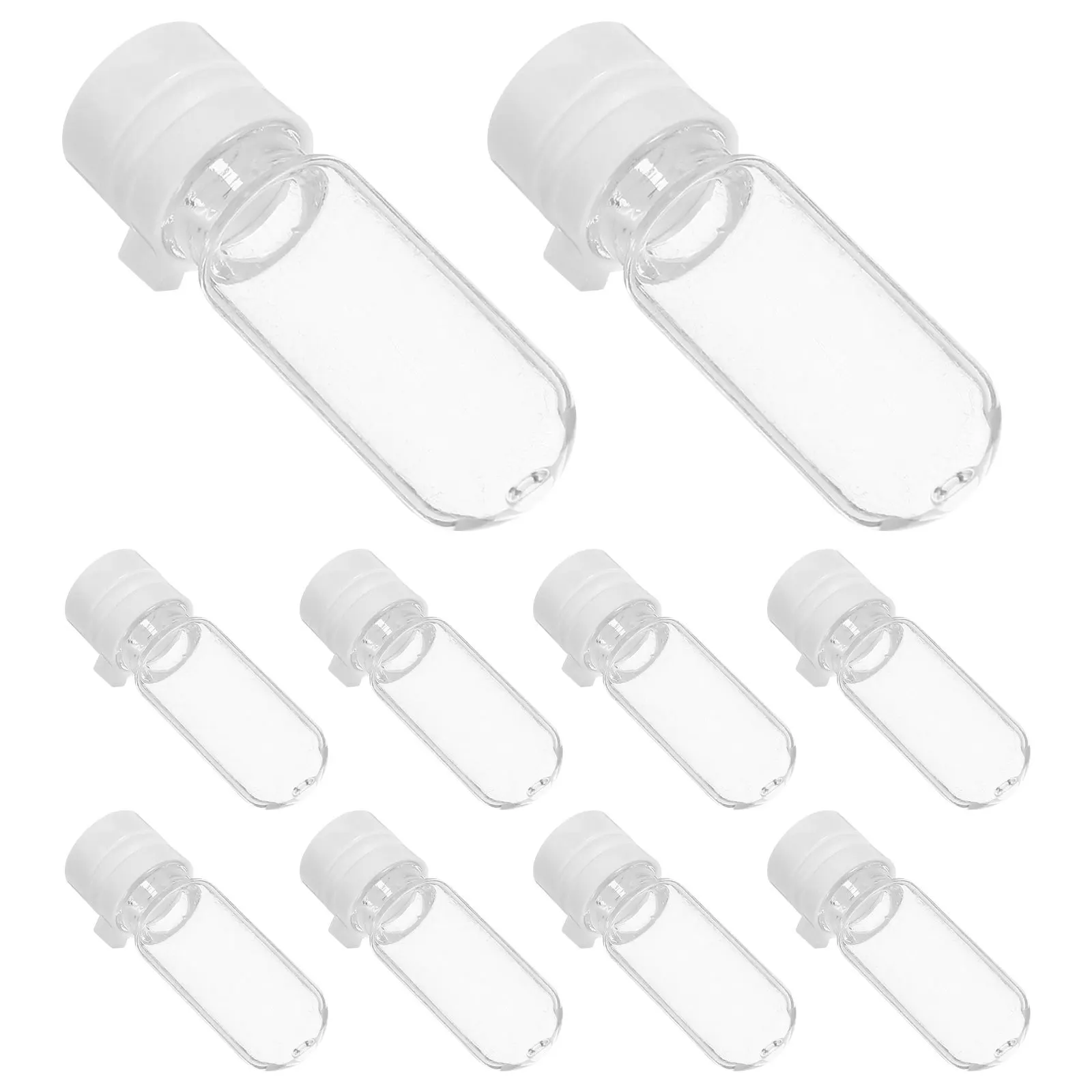 10Pcs Mini Travel Size Pump Bottle 2Ml Clear Reusable Storage for Lotion Serum Oil Leakproof Toiletry Containers
10Pcs Mini Travel Size Pump Bottle 2Ml Clear Reusable Storage for Lotion Serum Oil Leakproof Toiletry Containers
