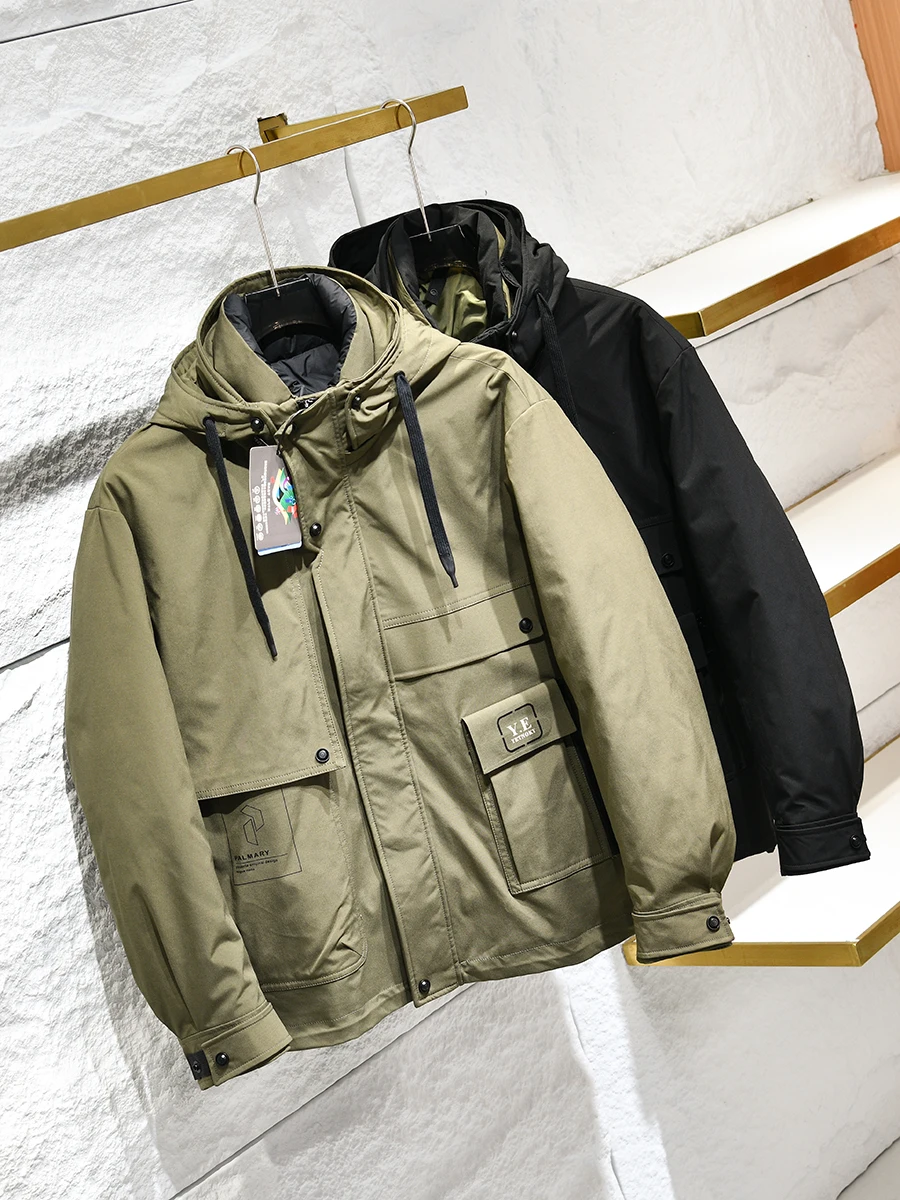 High-End Three-In-One Men's down Jacket with Detachable Inner Outdoor Warmth Hood Fashionable Autumn Winter Wear
High-End Three-In-One Men's down Jacket with Detachable Inner Outdoor Warmth Hood Fashionable Autumn Winter Wear