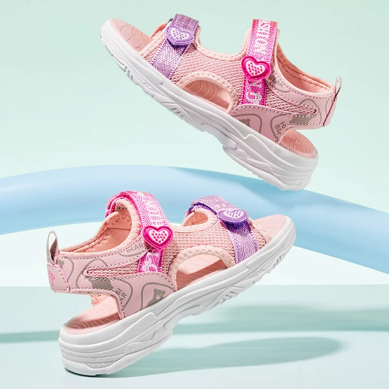 Children's Versatile Sports Shoes 2023 Light Color Child's Fashion Pink Girls' Sports Sandals Color Matching Mesh Open Toe Love
Children's Versatile Sports Shoes 2023 Light Color Child's Fashion Pink Girls' Sports Sandals Color Matching Mesh Open Toe Love