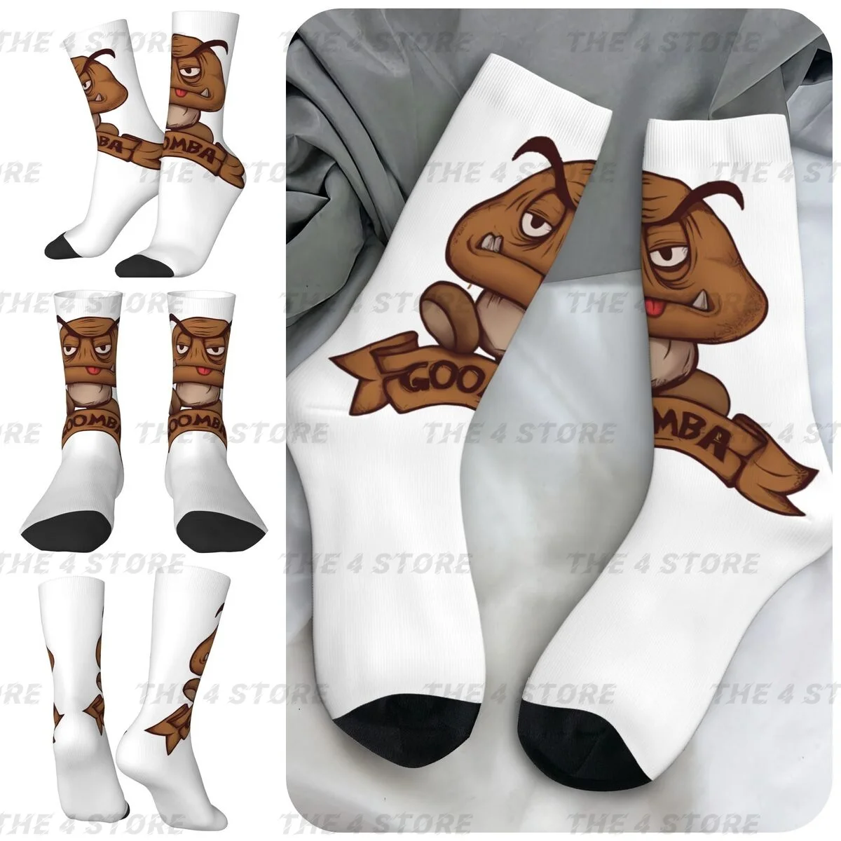 High elasticity polyester fiber 3D printing cosy Unisex Hip Hop Goomba Interesting Four Seasons Socks
High elasticity polyester fiber 3D printing cosy Unisex Hip Hop Goomba Interesting Four Seasons Socks