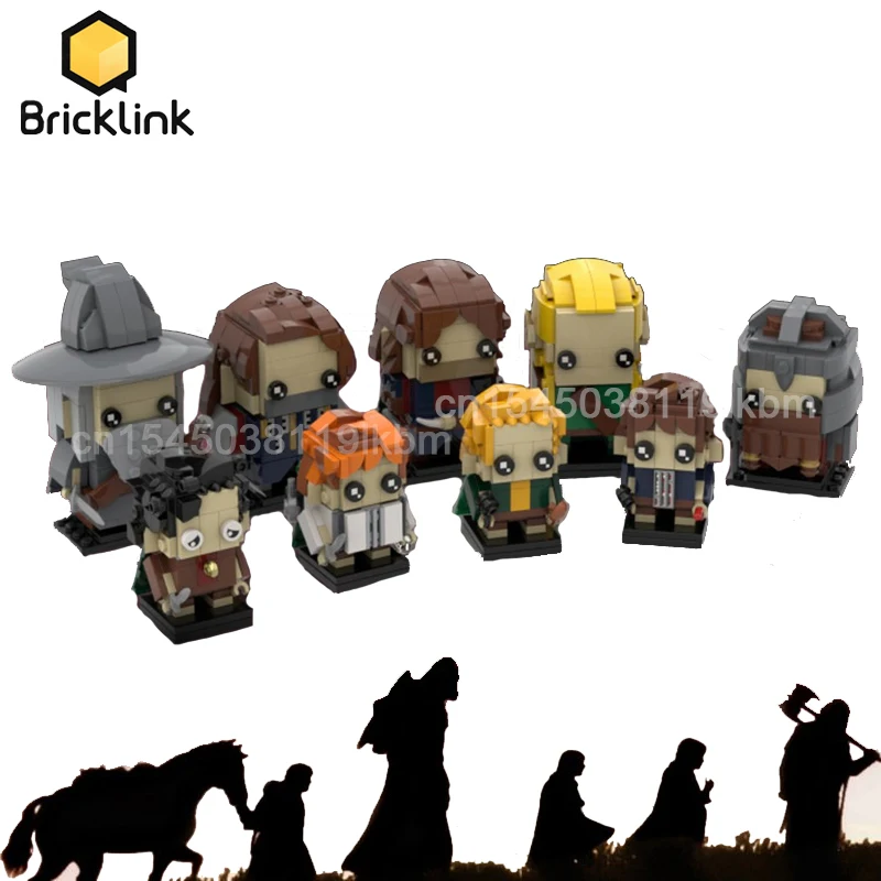 Bricklink Classics Movie Figures Fellowship King of Rings Expedition Team Brickheadz Set Building Blocks Toys For children Gift
Bricklink Classics Movie Figures Fellowship King of Rings Expedition Team Brickheadz Set Building Blocks Toys For children Gift