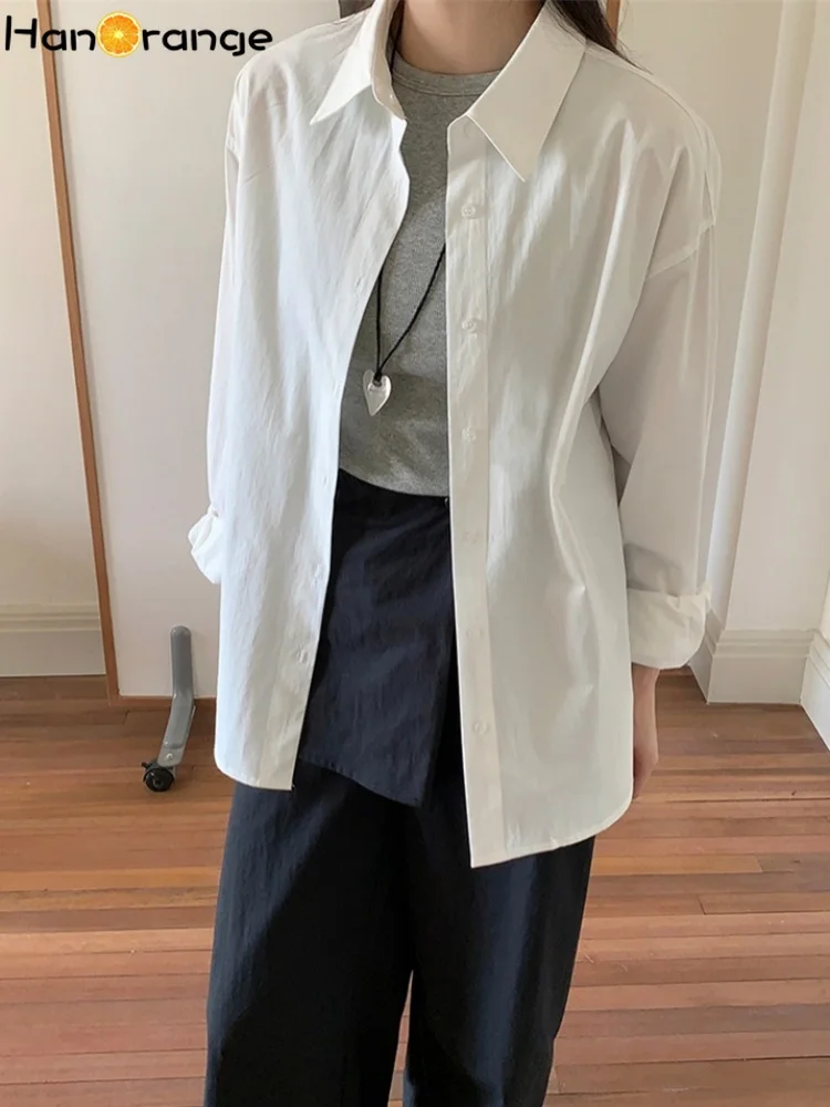 HanOrange 2025 100% Cotton Shirt Women Spring Loose Lazy Casual Simple Top Blue/White
HanOrange 2025 100% Cotton Shirt Women Spring Loose Lazy Casual Simple Top Blue/White