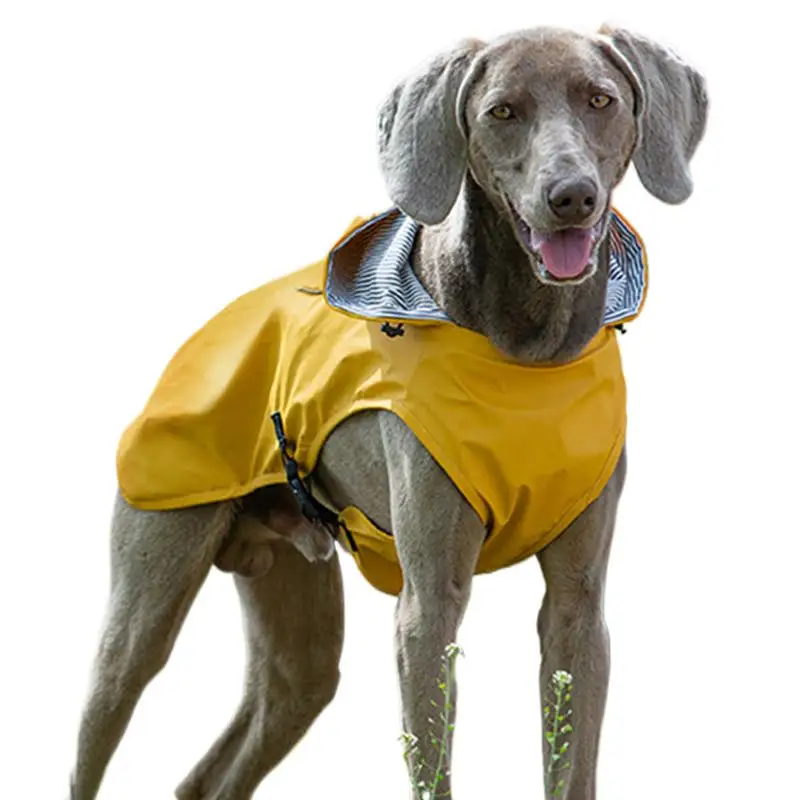 Dog Raincoat Hooded Waterproof Dog Hooded Coat With Reflective Strips Pet Rain Jacket Cloak Water Proof Clothes Adjustable
Dog Raincoat Hooded Waterproof Dog Hooded Coat With Reflective Strips Pet Rain Jacket Cloak Water Proof Clothes Adjustable
