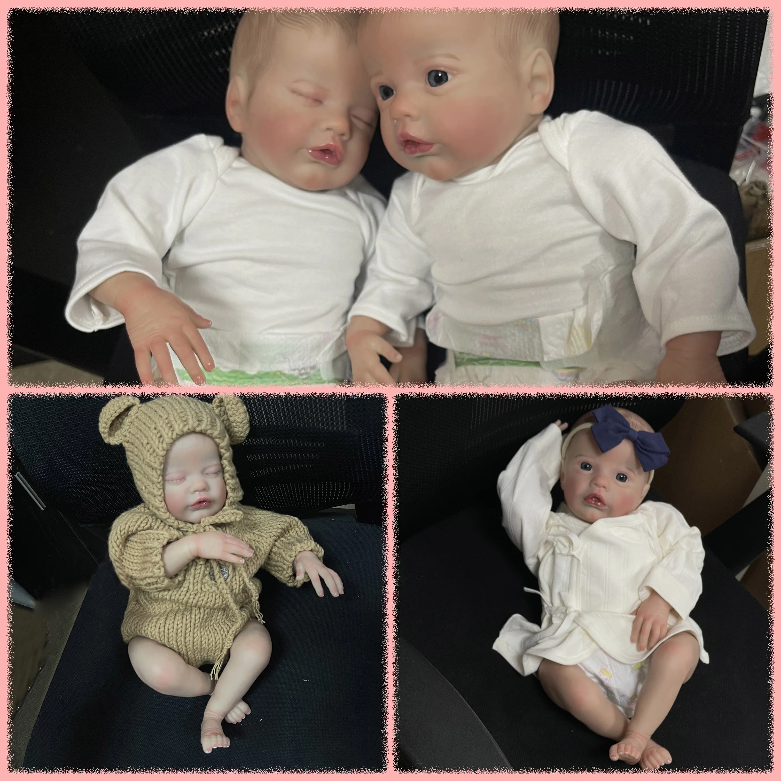 19Inch Primrose Awake/Asleep Soft Cloth Body Reborn Doll Lifelike Multiple Layers Painting 3D Skin Visible Veins Hand Draw Hair
19Inch Primrose Awake/Asleep Soft Cloth Body Reborn Doll Lifelike Multiple Layers Painting 3D Skin Visible Veins Hand Draw Hair