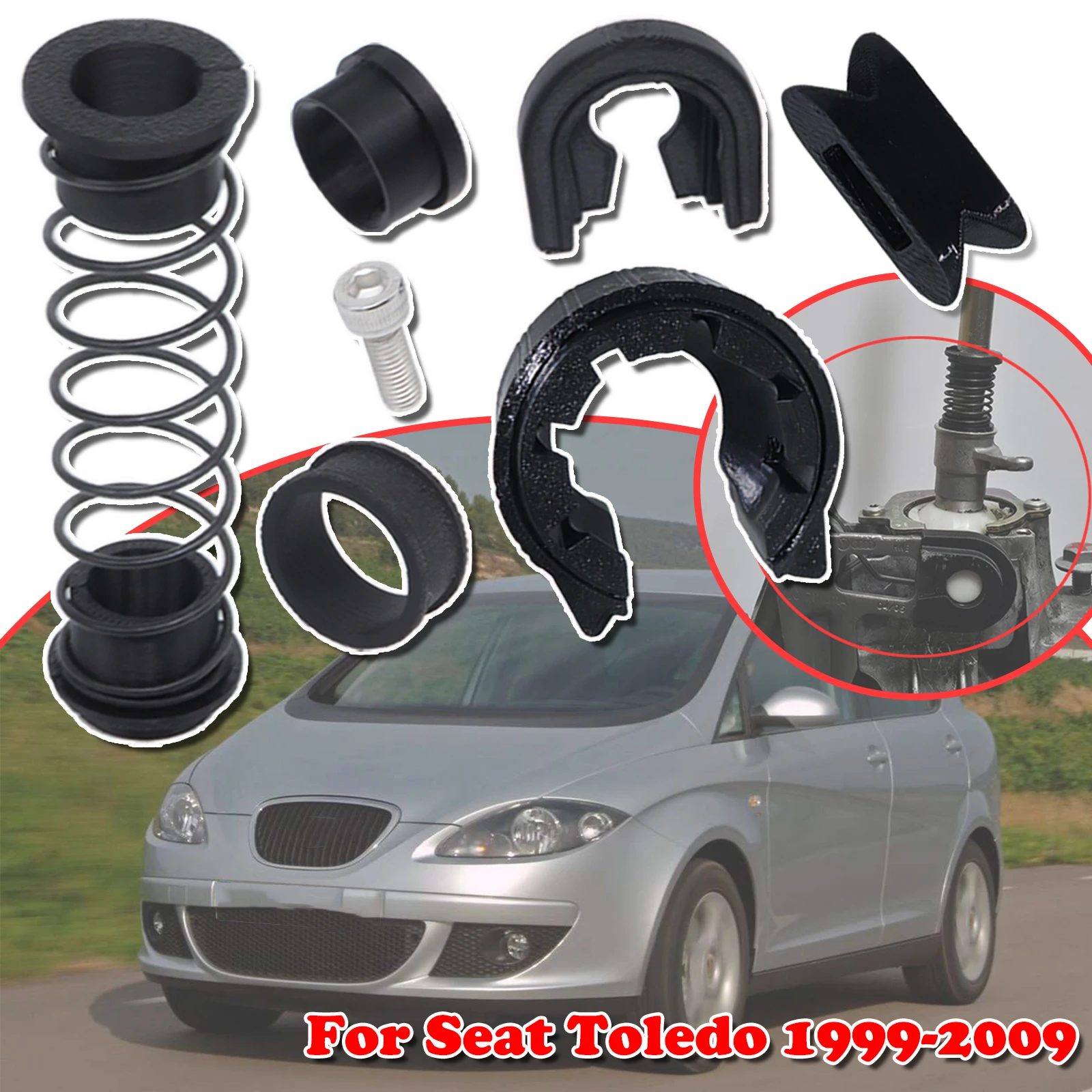 Upgrade Enhanced For Seat Toledo Gearbox Repair Kit Manual Trans Shifter Gear Lever Spring Bearing Shifter Bearing 1999 - 2009
Upgrade Enhanced For Seat Toledo Gearbox Repair Kit Manual Trans Shifter Gear Lever Spring Bearing Shifter Bearing 1999 - 2009