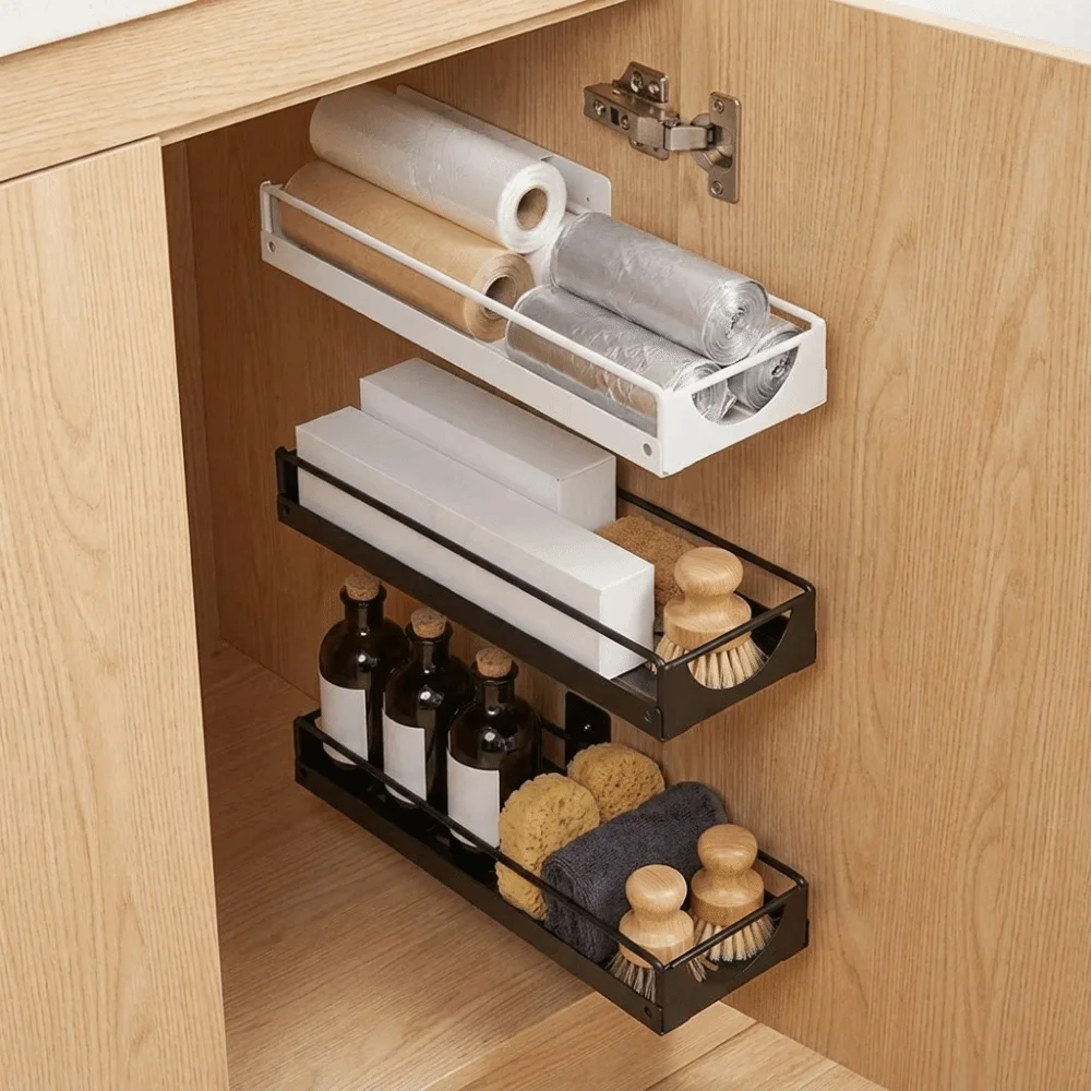 Carbon Steel Narrow Storage Rack Wall Mounted Punch Free Sliding Storage Rack Space Saving Pull Out Cabinet Organizer
Carbon Steel Narrow Storage Rack Wall Mounted Punch Free Sliding Storage Rack Space Saving Pull Out Cabinet Organizer