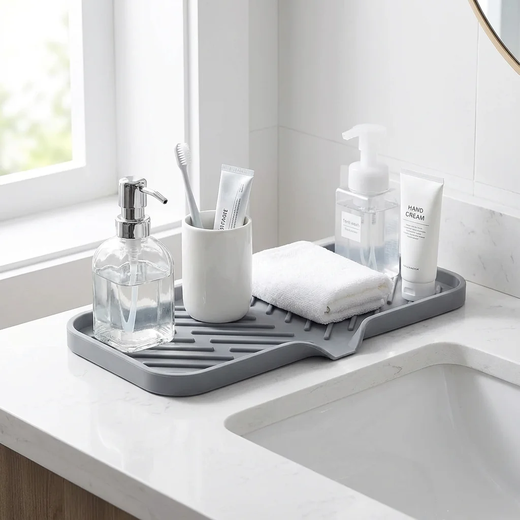 Commercial Kitchen Sink Splash Guard Mat, Durable & Sanitary. 13x10cm, Silicone, for Hygiene, Easy Rinse
Commercial Kitchen Sink Splash Guard Mat, Durable & Sanitary. 13x10cm, Silicone, for Hygiene, Easy Rinse