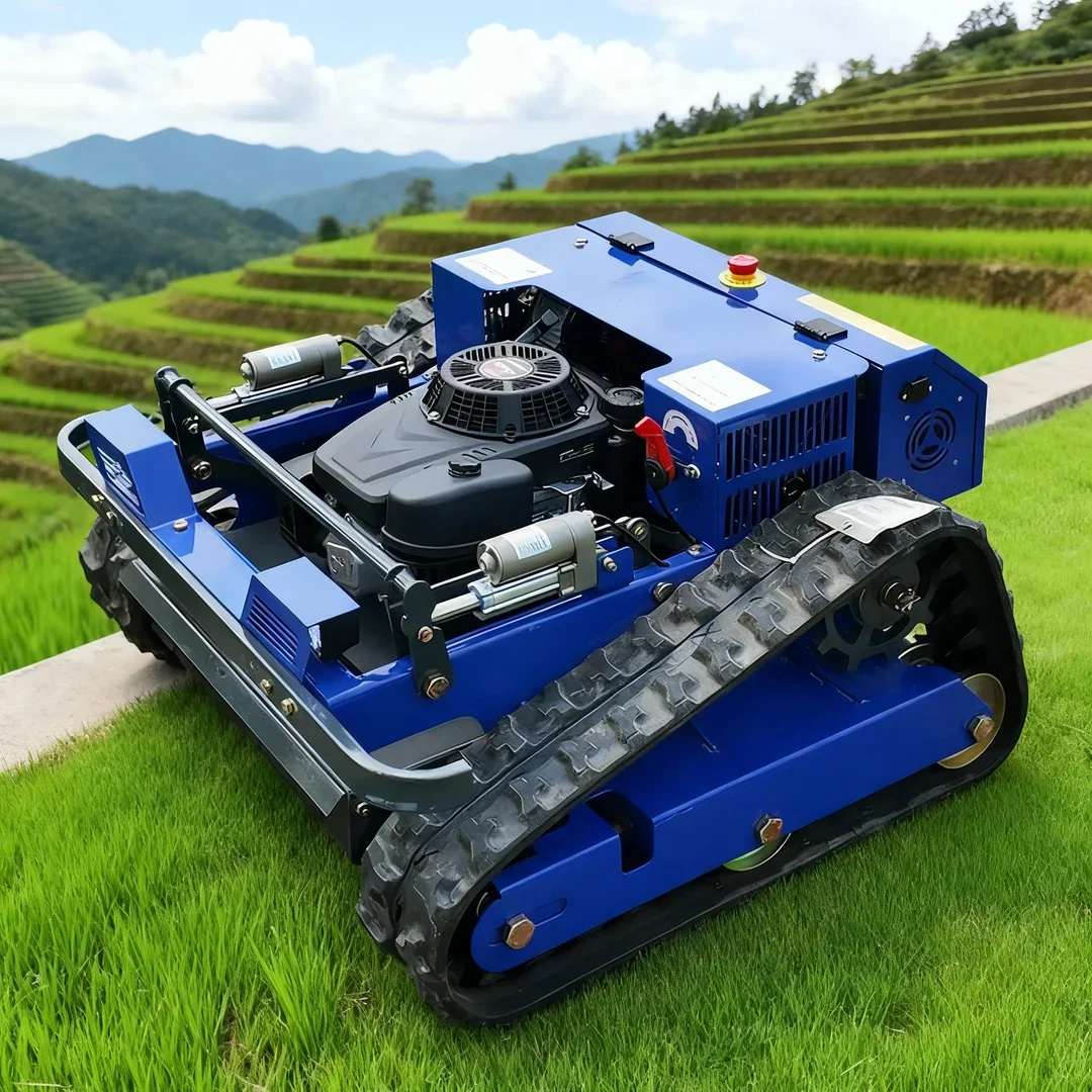 Customized Rubber Tracks Grass Cutting Machine - CE EPA Approved All Terrain Remote Control Robot Lawn Mower
Customized Rubber Tracks Grass Cutting Machine - CE EPA Approved All Terrain Remote Control Robot Lawn Mower