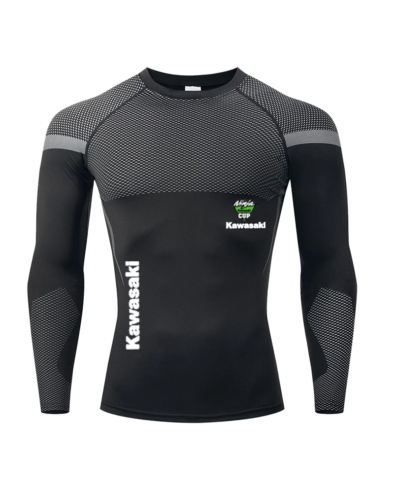 Мужская модная футболка Kawasaki в европейском и американском стиле, летняя, облегающая, дышащая, для фитнеса, бега, спорта, с длинными рукавами.
Мужская модная футболка Kawasaki в европейском и американском стиле, летняя, облегающая, дышащая, для фитнеса, бега, спорта, с длинными рукавами.