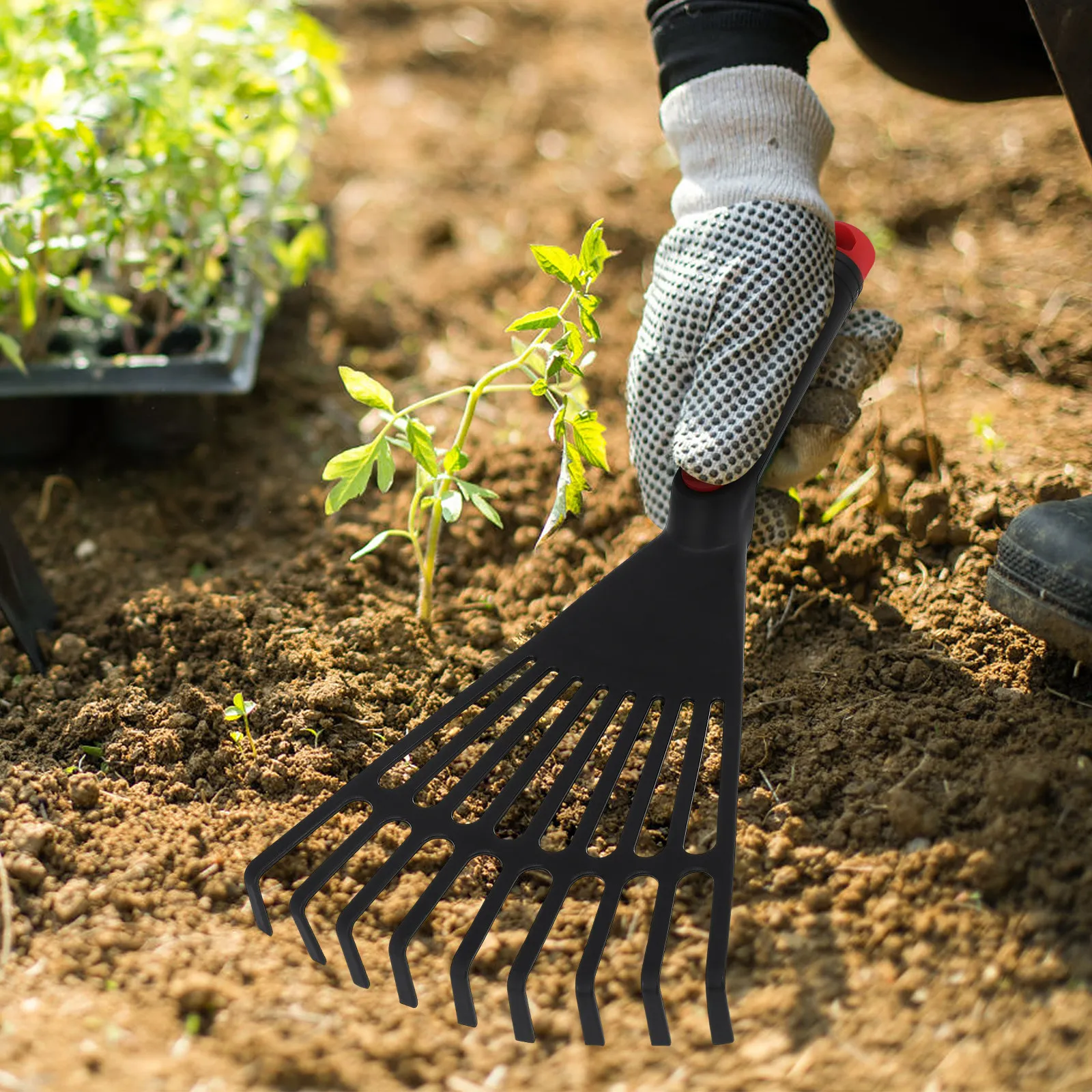 Small Plastic Garden Rake Handheld Gardening Tool Rake for Flower Bed Leaf Removing Outdoor Rakes for Gardening
Small Plastic Garden Rake Handheld Gardening Tool Rake for Flower Bed Leaf Removing Outdoor Rakes for Gardening