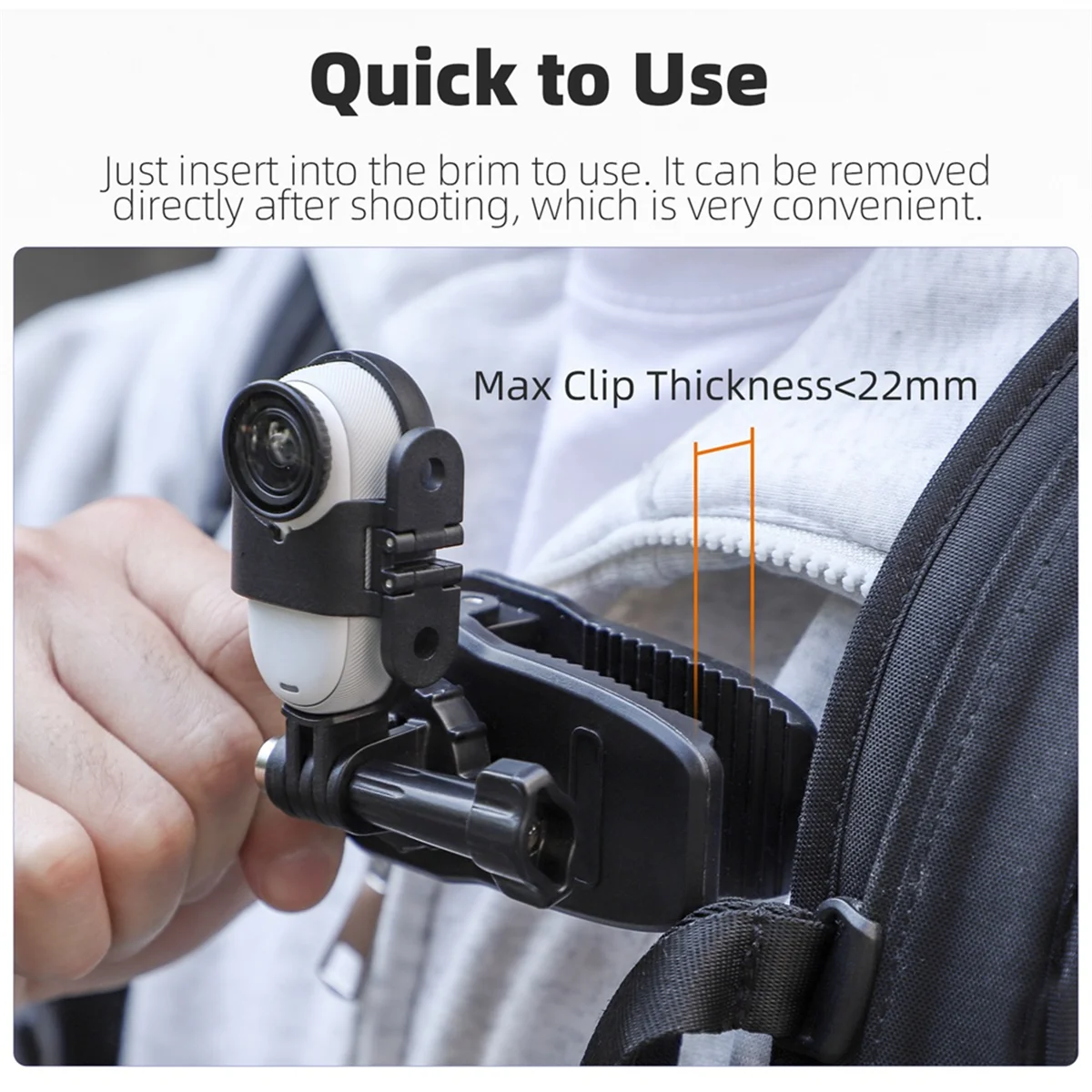 NEW Backpack Clip for Action5 Pro Magnetic Sun Visor Clip for /GoPro13 Bracket Mount Expansion Accessories
NEW Backpack Clip for Action5 Pro Magnetic Sun Visor Clip for /GoPro13 Bracket Mount Expansion Accessories