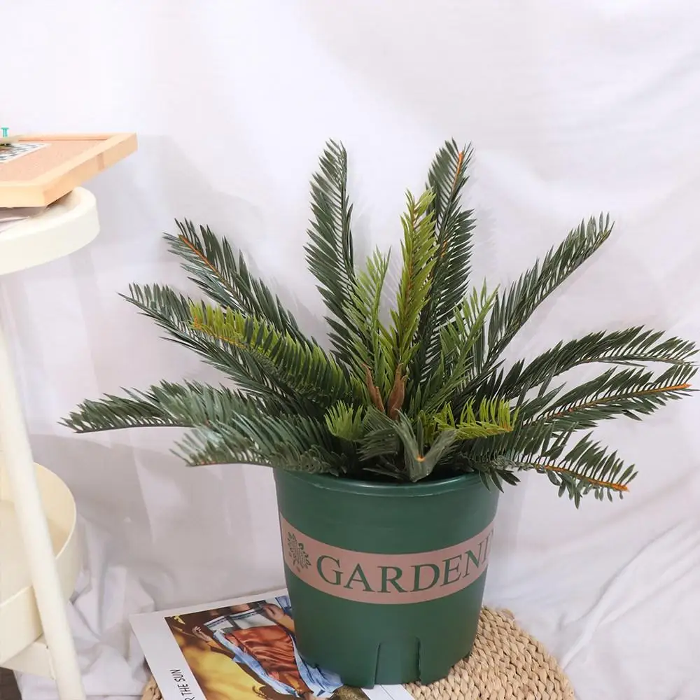 45cm Artificial Palm Tree Branch Large Plastic Coconut Tree Leafs Realistic Tropical Plant Fake Cycad Plants Party Wedding Decor
45cm Artificial Palm Tree Branch Large Plastic Coconut Tree Leafs Realistic Tropical Plant Fake Cycad Plants Party Wedding Decor