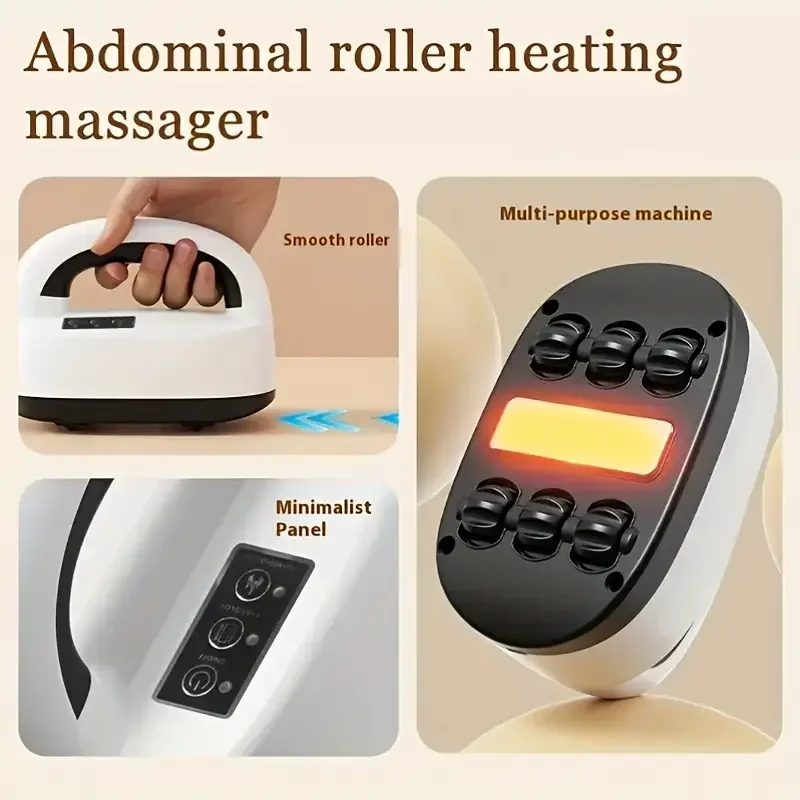 Electric roller massager - rechargeable calf hot compress massage brush - abdominal kneading device
Electric roller massager - rechargeable calf hot compress massage brush - abdominal kneading device