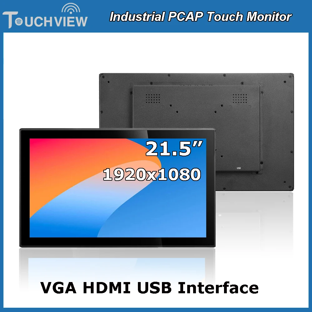 TouchView Industrial Waterproof 21.5 Inch Capacitive Touch Screen Monitor With Resolution 1920x1080 VGA HDMI USB Interface
TouchView Industrial Waterproof 21.5 Inch Capacitive Touch Screen Monitor With Resolution 1920x1080 VGA HDMI USB Interface