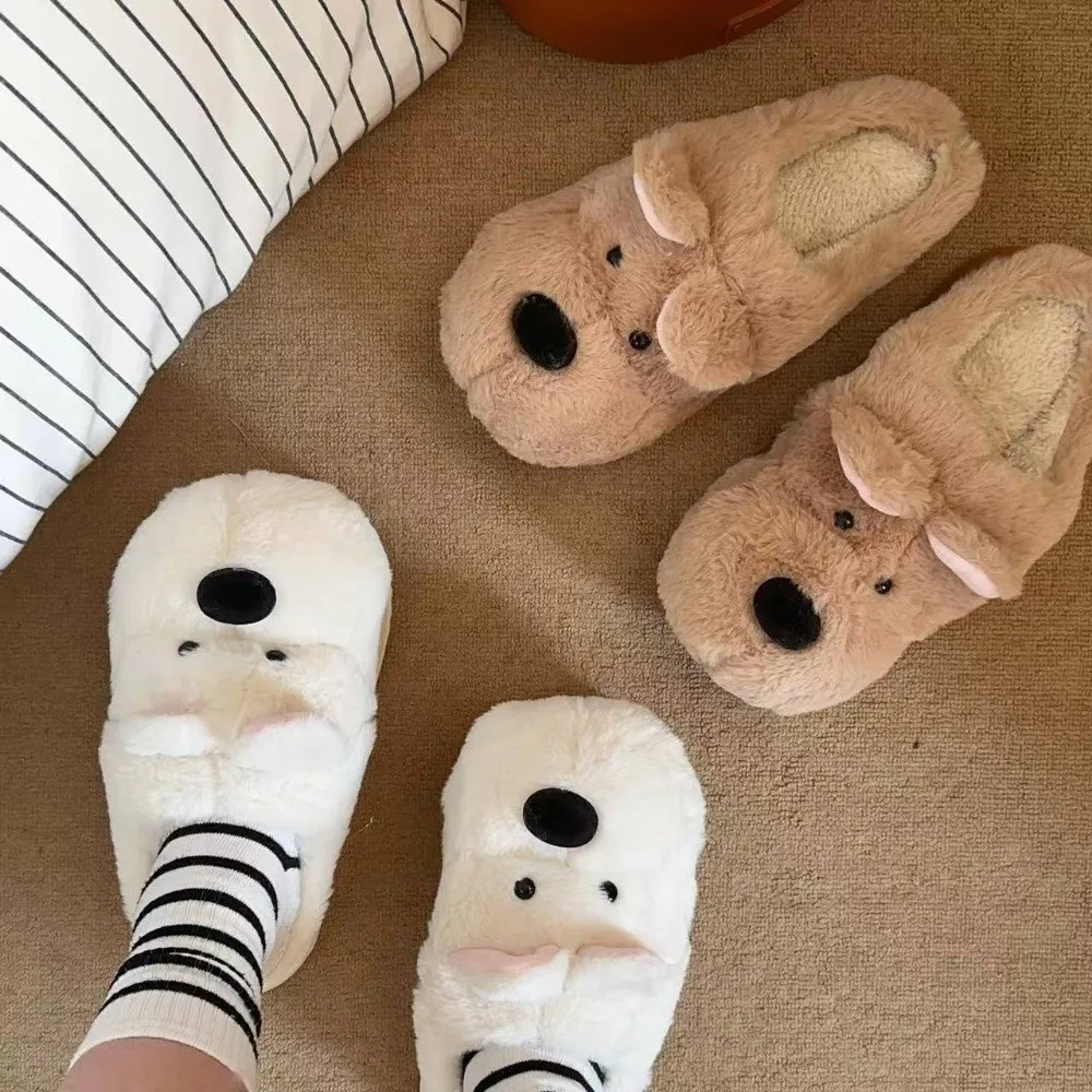 Fluffy Winter Puppy Plush Slippers West Highlands Dog Cartoon Warm Fur Slippers Student Thick Soled Y2K Dog Slippers Outside
Fluffy Winter Puppy Plush Slippers West Highlands Dog Cartoon Warm Fur Slippers Student Thick Soled Y2K Dog Slippers Outside