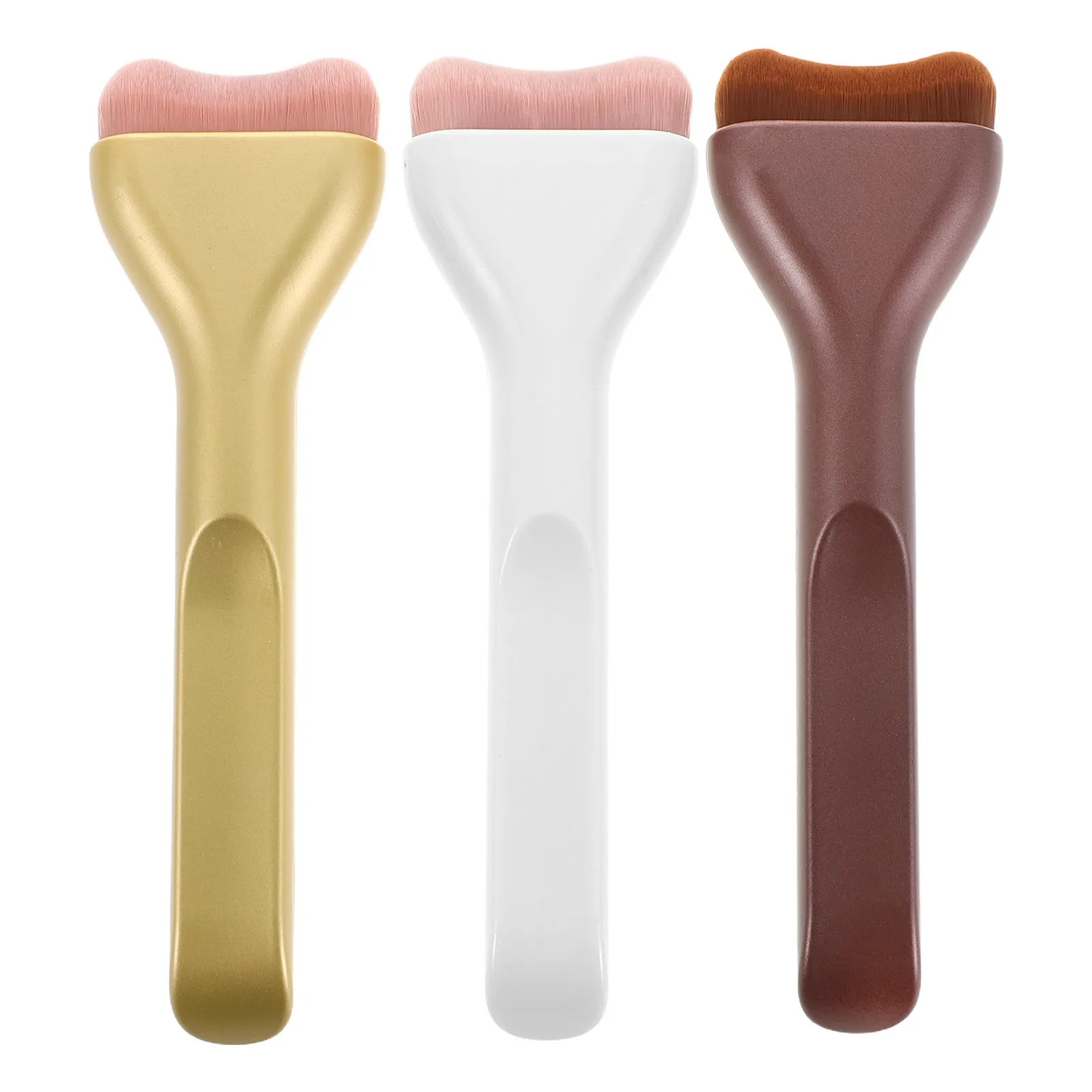 3Pcs Ultra-Thin Tongue-Shaped Flat Foundation Brush Set Liquid Powder Makeup Applicator for Face Blending Contour Concealer
3Pcs Ultra-Thin Tongue-Shaped Flat Foundation Brush Set Liquid Powder Makeup Applicator for Face Blending Contour Concealer