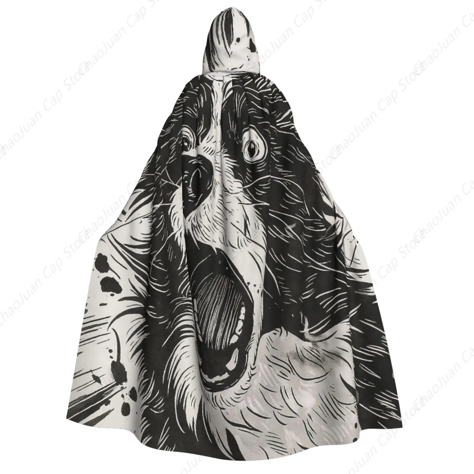 Funny Border Collie Dog Hooded Cloak Adult Halloween Hooded Cape Costume Robe Hooded Uniform Cosplay Cape
Funny Border Collie Dog Hooded Cloak Adult Halloween Hooded Cape Costume Robe Hooded Uniform Cosplay Cape