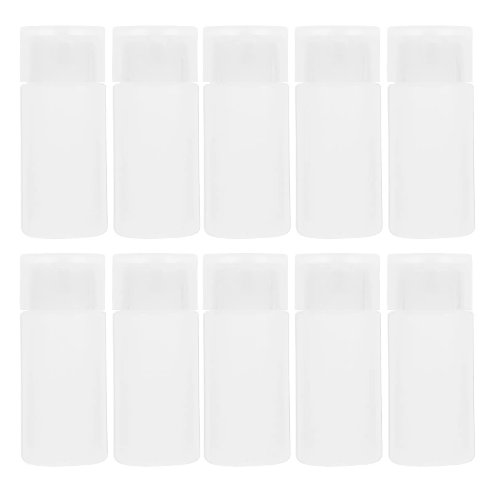 10Pcs Empty Flip Cap Bottles Refillable Leak-Resistant Containers for Face Cream Sunscreen Hand Soap Travel Liquid
10Pcs Empty Flip Cap Bottles Refillable Leak-Resistant Containers for Face Cream Sunscreen Hand Soap Travel Liquid