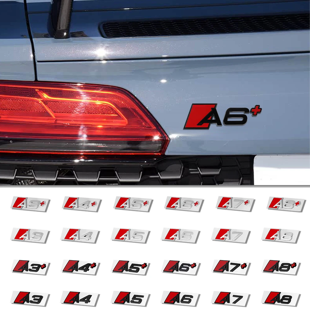 Aluminum Car Styling Trunk Badge Sticker Decor Auto Accessories For Audi A3 A4 A5 A6 A7 A8 RS TT S S3 S4 Q5 Q6 Q3 Q7 Q8 Quattro
Aluminum Car Styling Trunk Badge Sticker Decor Auto Accessories For Audi A3 A4 A5 A6 A7 A8 RS TT S S3 S4 Q5 Q6 Q3 Q7 Q8 Quattro