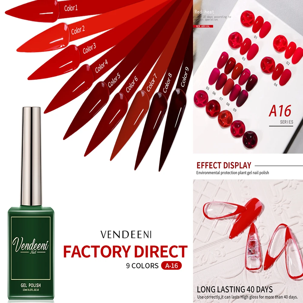 Vendeeni 9 цветов/набор Чистый красный гель-лак для ногтей UV LED Cherry Dark Berry Wine Red Гель-лак с цветной картой TPO/HEMA FREE
Vendeeni 9 цветов/набор Чистый красный гель-лак для ногтей UV LED Cherry Dark Berry Wine Red Гель-лак с цветной картой TPO/HEMA FREE