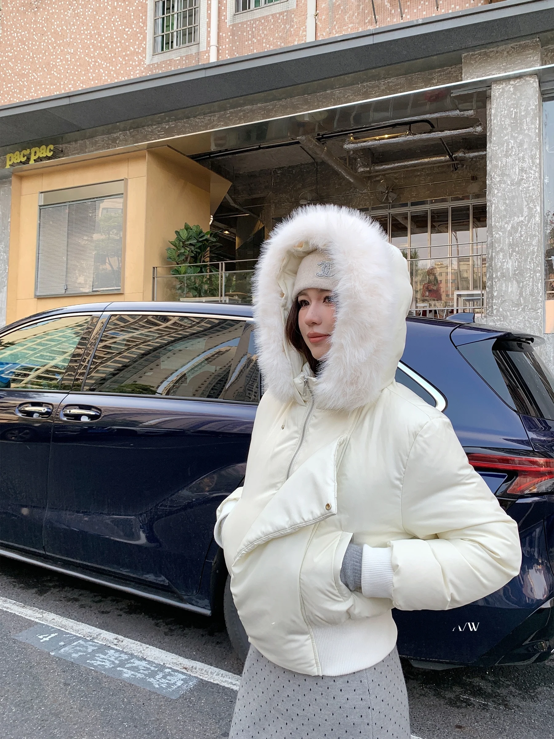 Sam Seoi Women's ort Puffer Jaet 90 White Du down Large Fur Collar Waist-Cinching Hooded Coat Casual Sle Thiened Lo...
Sam Seoi Women's ort Puffer Jaet 90 White Du down Large Fur Collar Waist-Cinching Hooded Coat Casual Sle Thiened Lo...