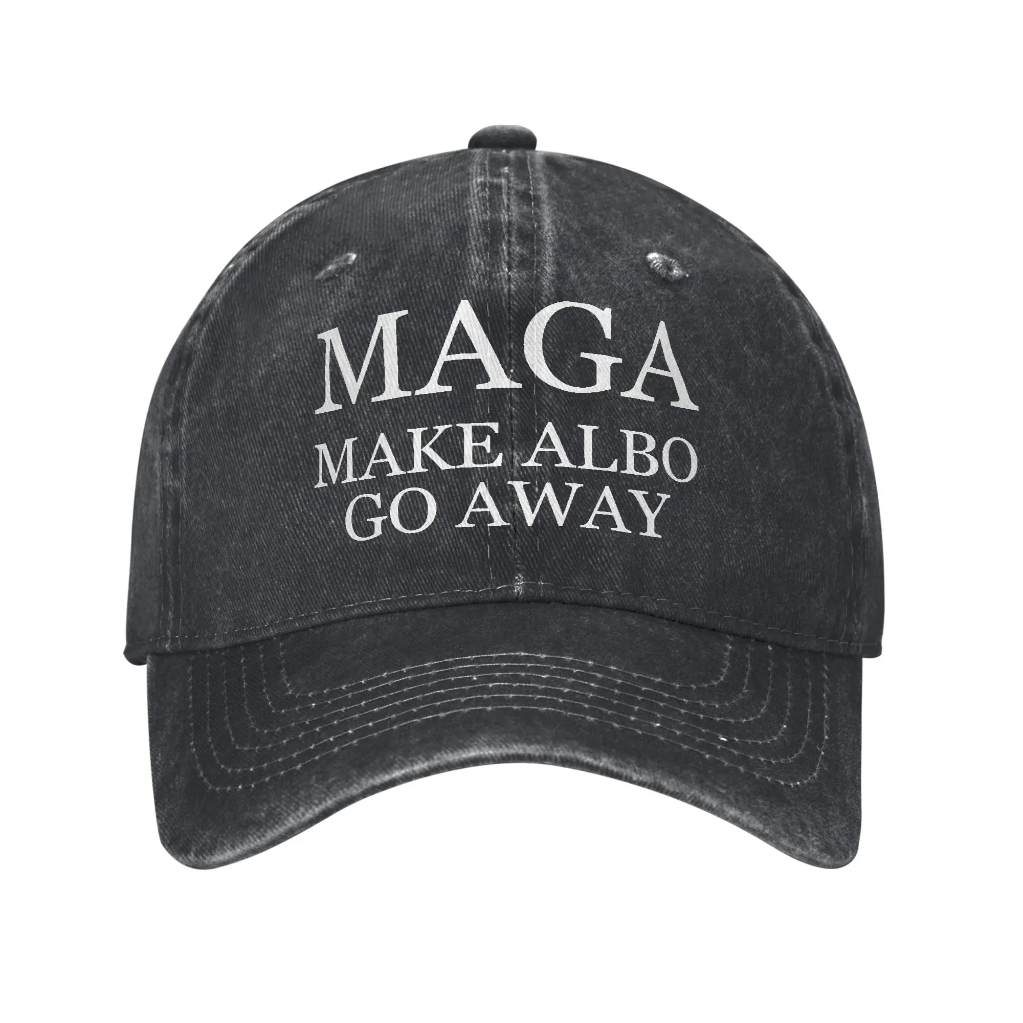 2026 Washed Baseball Cap MAGA Make Albo Go Away Spring Trucker Hat For Men Adult Design Print Hiking Fishing Sun Snapback Cap
2026 Washed Baseball Cap MAGA Make Albo Go Away Spring Trucker Hat For Men Adult Design Print Hiking Fishing Sun Snapback Cap