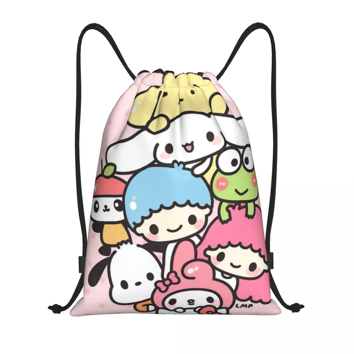 Custom Pattern Logo Drawstring Bag Sanrio Hello Kitty Travel Backpack Student Storage Bag School Bag ꦫ
Custom Pattern Logo Drawstring Bag Sanrio Hello Kitty Travel Backpack Student Storage Bag School Bag ꦫ