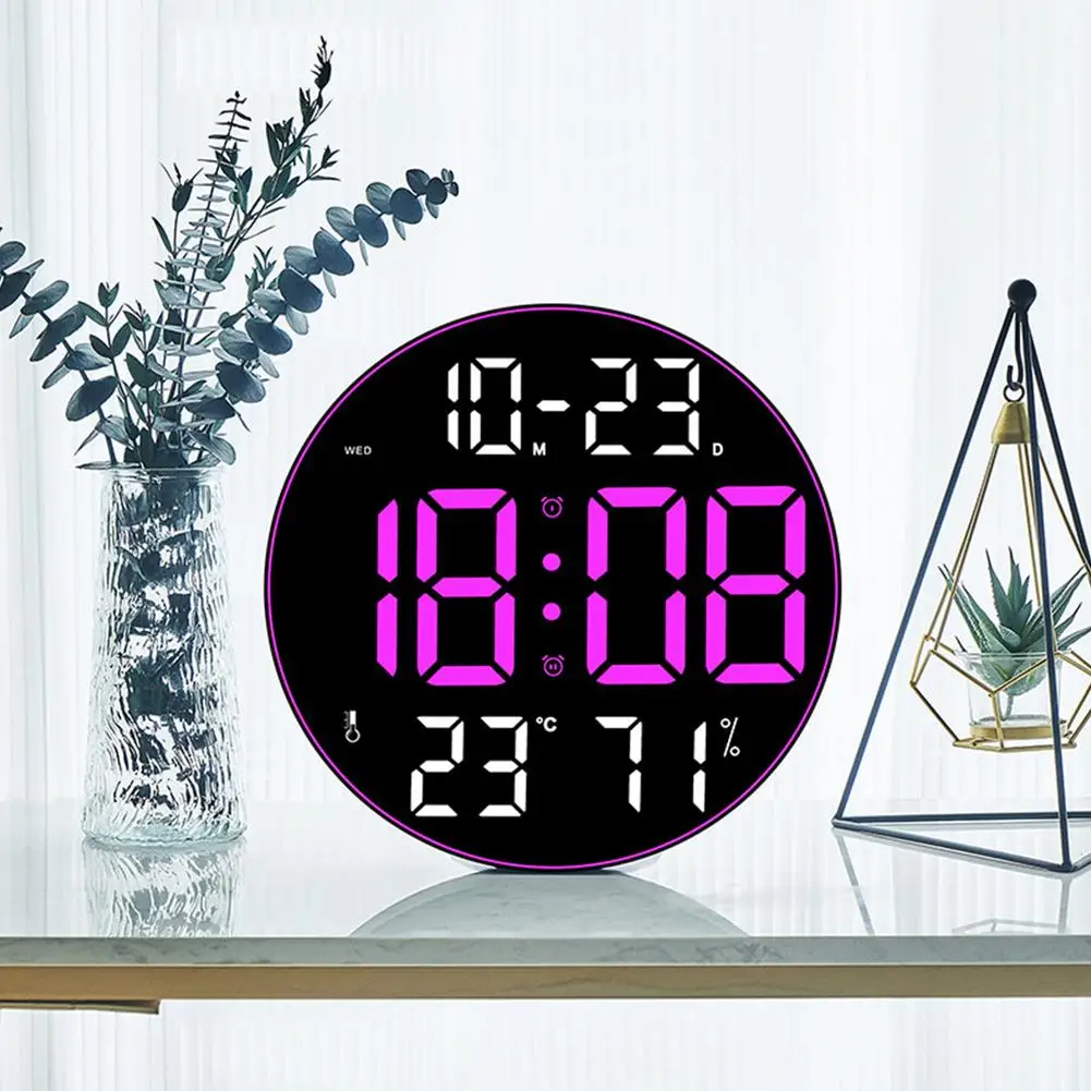 Digital Alarm Clock Time Date Week Temperature Display Wall-mounted Electronic Clock For Home Farmhouse Office
Digital Alarm Clock Time Date Week Temperature Display Wall-mounted Electronic Clock For Home Farmhouse Office