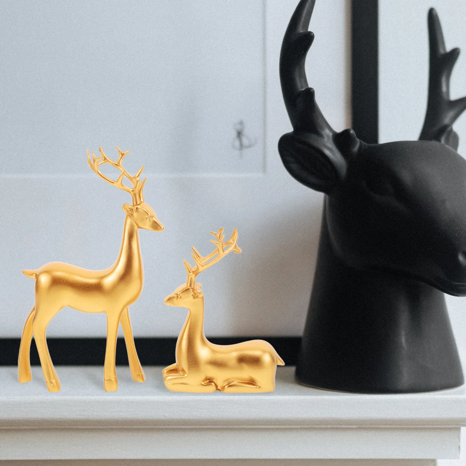 2pcs Resin Deer Figurines Home Decor Bedroom Christmas Elk Statue Mini Sculptures Indoor Outdoor Decorative Reindeer
2pcs Resin Deer Figurines Home Decor Bedroom Christmas Elk Statue Mini Sculptures Indoor Outdoor Decorative Reindeer