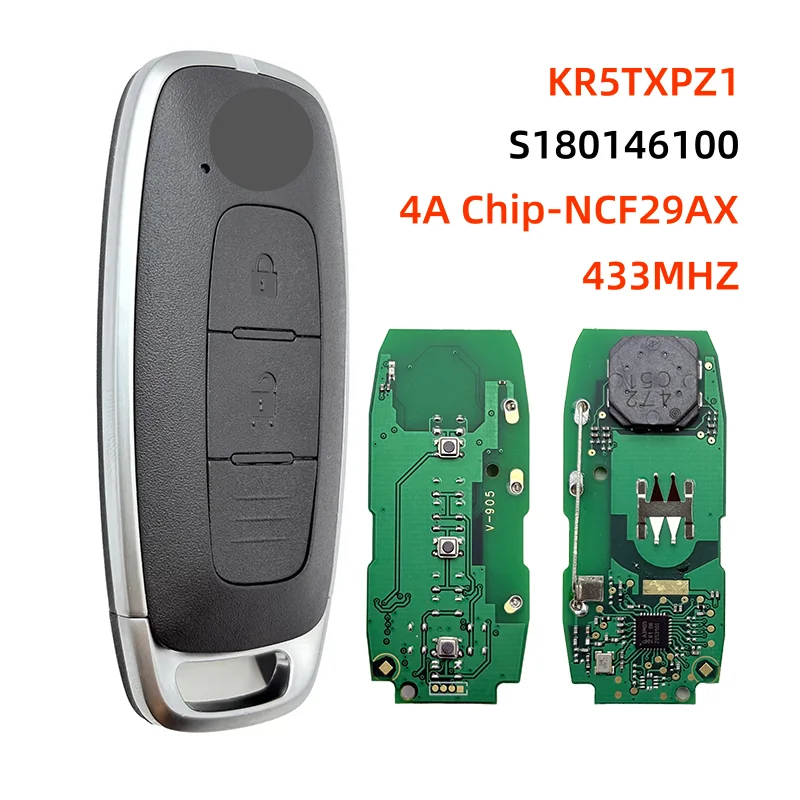 KR5TXPZ1 285E3-5MR0B S180146100 2 Button Smart Key Card Fob 433MHz 4A Chip For Nissan Rogue X-Trail Kicks Ariya 2023 2024
KR5TXPZ1 285E3-5MR0B S180146100 2 Button Smart Key Card Fob 433MHz 4A Chip For Nissan Rogue X-Trail Kicks Ariya 2023 2024