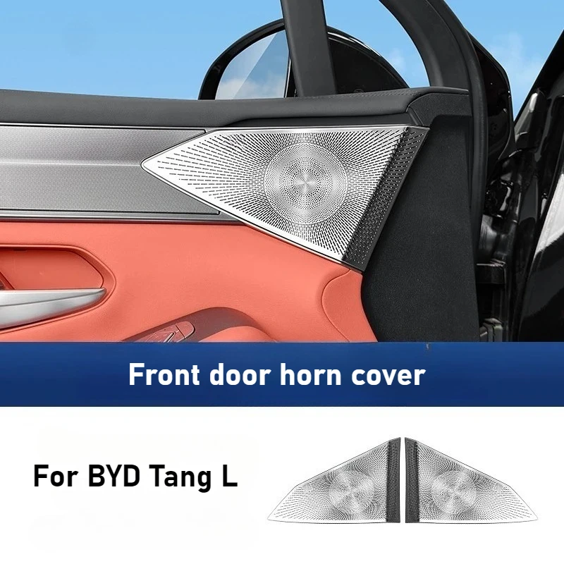 For BYD Tang L DMI Smart Driving Edition front door speaker cover EV stainless steel audio protector interior accessories
For BYD Tang L DMI Smart Driving Edition front door speaker cover EV stainless steel audio protector interior accessories