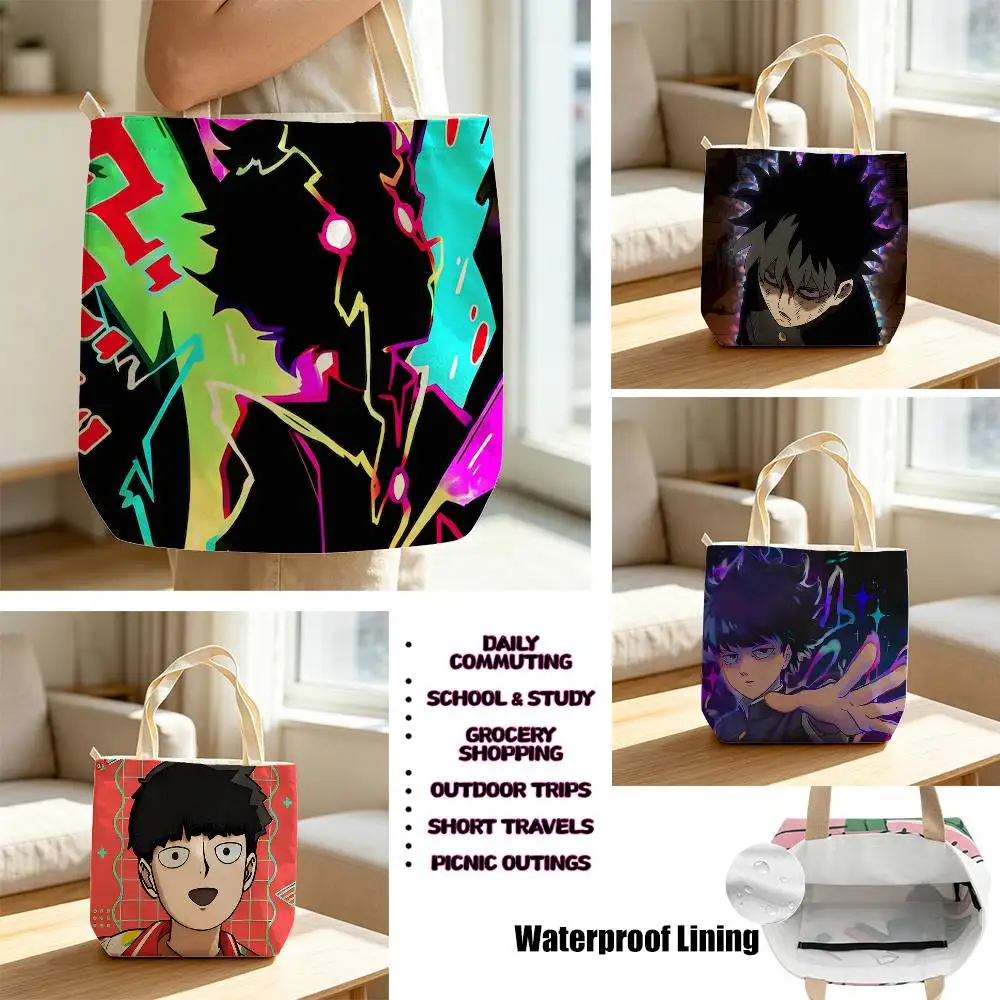 Anime Shigeo Mob Psycho-100 Storage Bags Waterproof Canvas bags suitable for going to class, shopping, gifts, and commuting
Anime Shigeo Mob Psycho-100 Storage Bags Waterproof Canvas bags suitable for going to class, shopping, gifts, and commuting