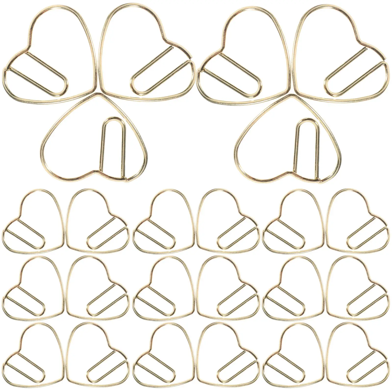 50pcs Heart Shaped Paper Clips Cute Metal Office Gifts Decorative Fun Small Delicate Wedding Crafts Journal Accessories
50pcs Heart Shaped Paper Clips Cute Metal Office Gifts Decorative Fun Small Delicate Wedding Crafts Journal Accessories