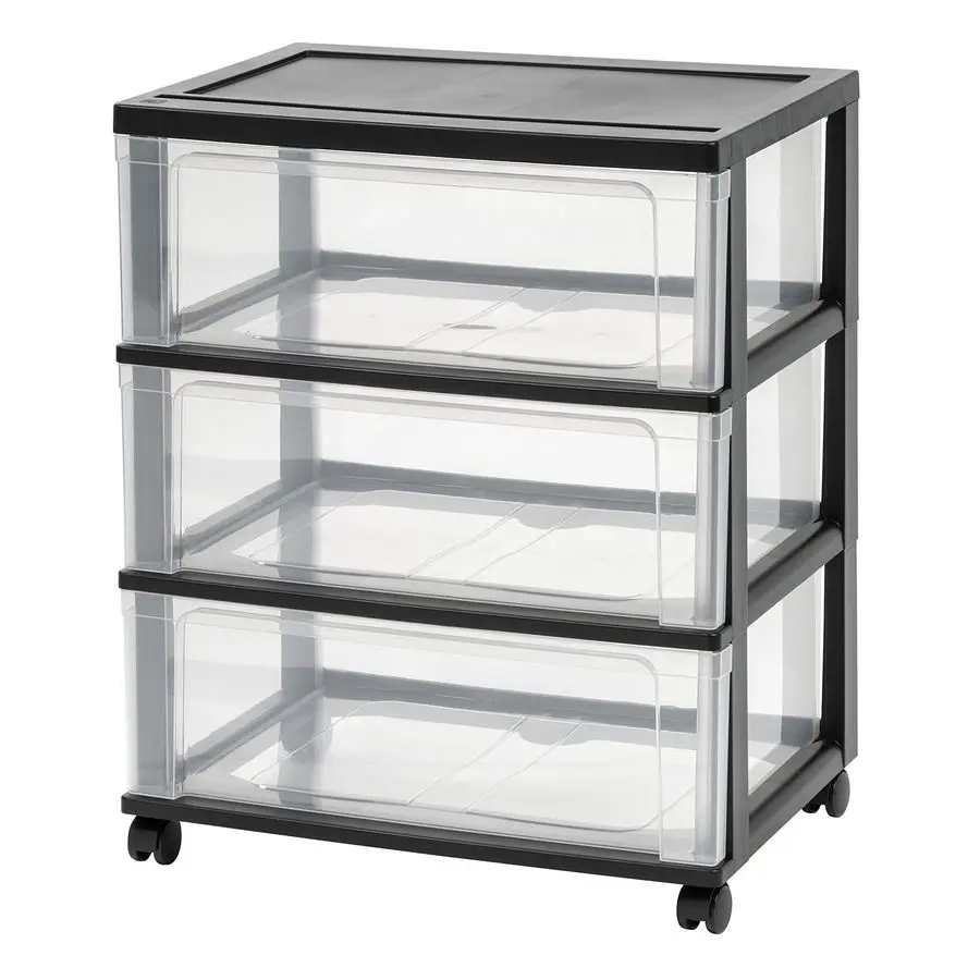Plastic Drawer Storage Organizer Rolling Cart, with Wheels Casters, 3Drawers, for Art Craft Supplies Bathroom Dorm Bedroom Laund
Plastic Drawer Storage Organizer Rolling Cart, with Wheels Casters, 3Drawers, for Art Craft Supplies Bathroom Dorm Bedroom Laund