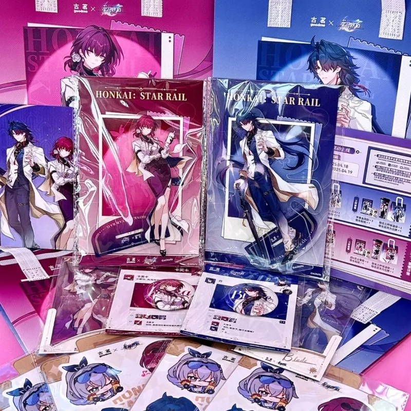 Официальная игра Honkai: Star Rail X Goodme Косплей Kafka Blade Акриловые стоячие тарелки Значок Пластиковый стакан Бумажный пакет Билет в наличии
Официальная игра Honkai: Star Rail X Goodme Косплей Kafka Blade Акриловые стоячие тарелки Значок Пластиковый стакан Бумажный пакет Билет в наличии