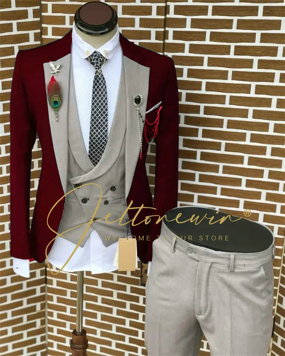 Casual Mens Suits Blazer Slim Groom Tuxedo 3 Piece Jacket Vest Pants Set Terno Masculino Wedding Suits For Men 2022 Traje Hombre
Casual Mens Suits Blazer Slim Groom Tuxedo 3 Piece Jacket Vest Pants Set Terno Masculino Wedding Suits For Men 2022 Traje Hombre