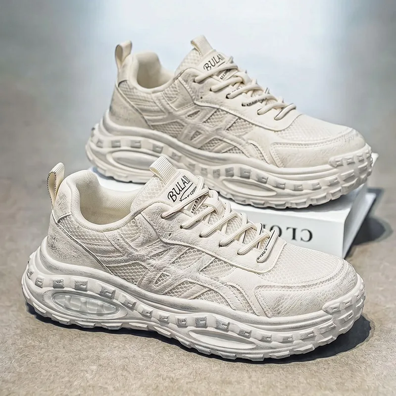 Sneakers Male Thick Sole Outdoor Breathable Mens Footwear 2026 Autumn New Men Casual Shoes Fashion Comfortable Anti Slip Outsole
Sneakers Male Thick Sole Outdoor Breathable Mens Footwear 2026 Autumn New Men Casual Shoes Fashion Comfortable Anti Slip Outsole